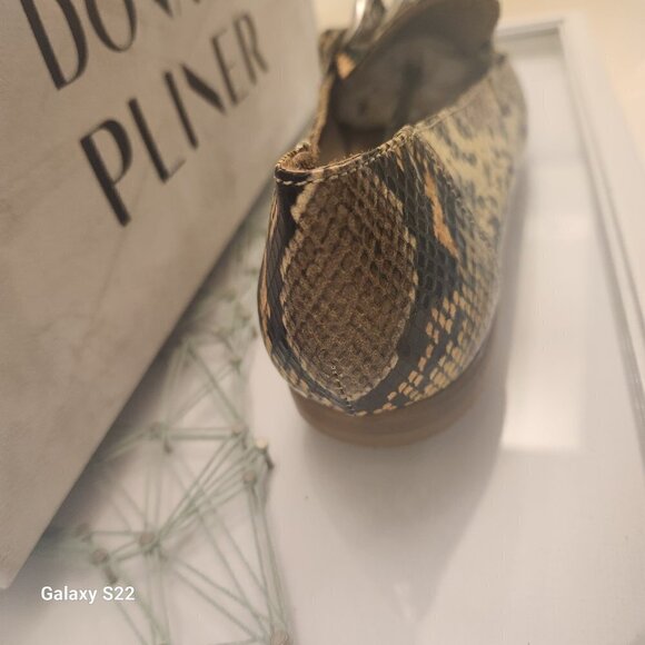 Donald J. Pliner Snakeskin "Metallic Mini Viper Lemon". NIB. Size EU 37.5/US 7 - Picture 4 of 10